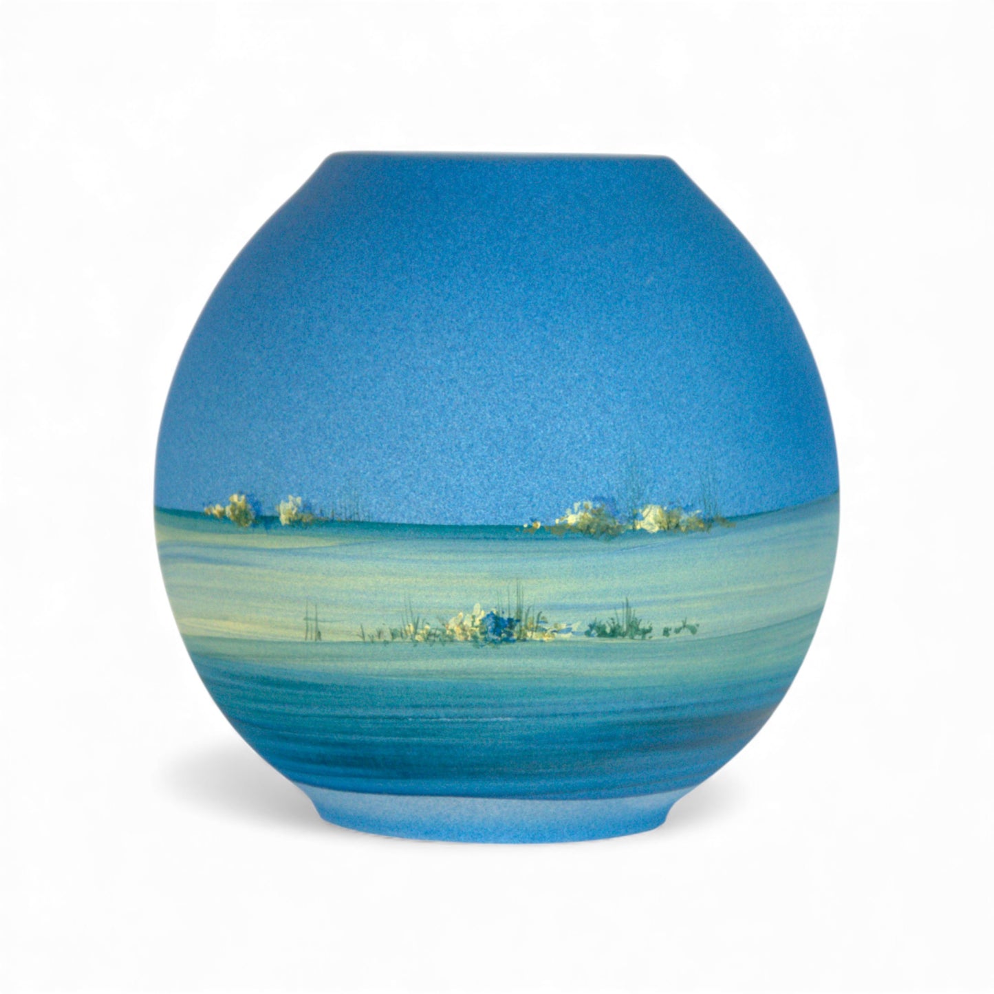 Kura – Vaso Sferico Decorativo “Orizzonte Celeste” – Dar al Fannan