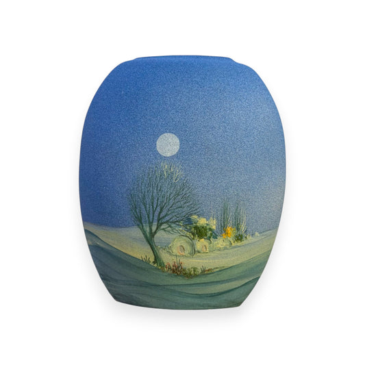 Raha - Vaso Ovoidale in Ceramica "Riposo" - Dar al Fannan