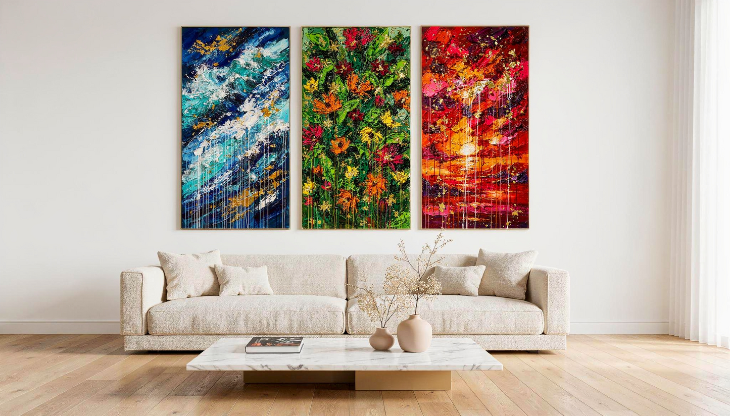 Il Trittico Decostruito – Macchia Mediterranea (Set 3 Pezzi)