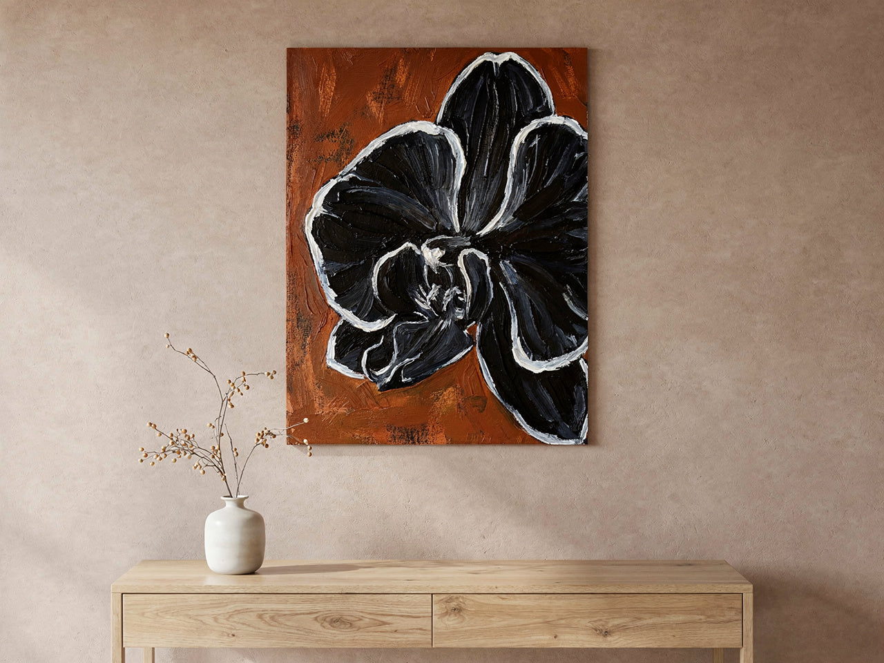 Natura Materica – L'Orchidea Nera