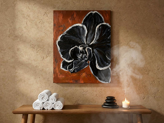 Natura Materica – L'Orchidea Nera