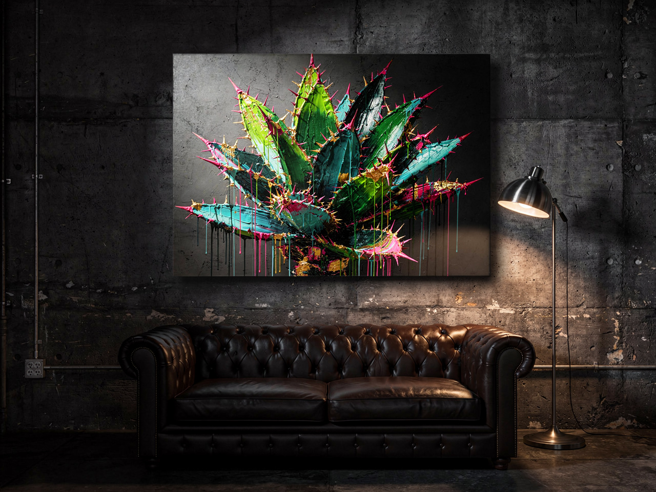 Visioni Contemporanee – L'Agave Pop (Spine e Oro)