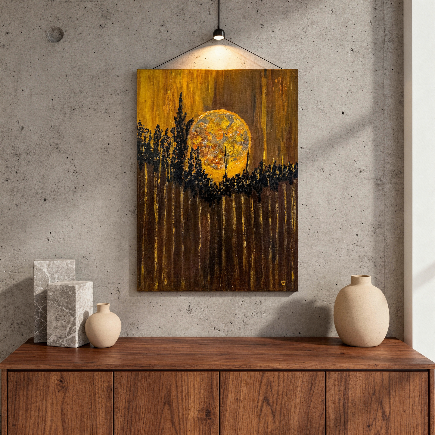 Gold under the Moon