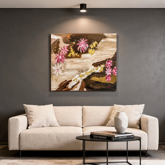 Cascata dorata in fiore