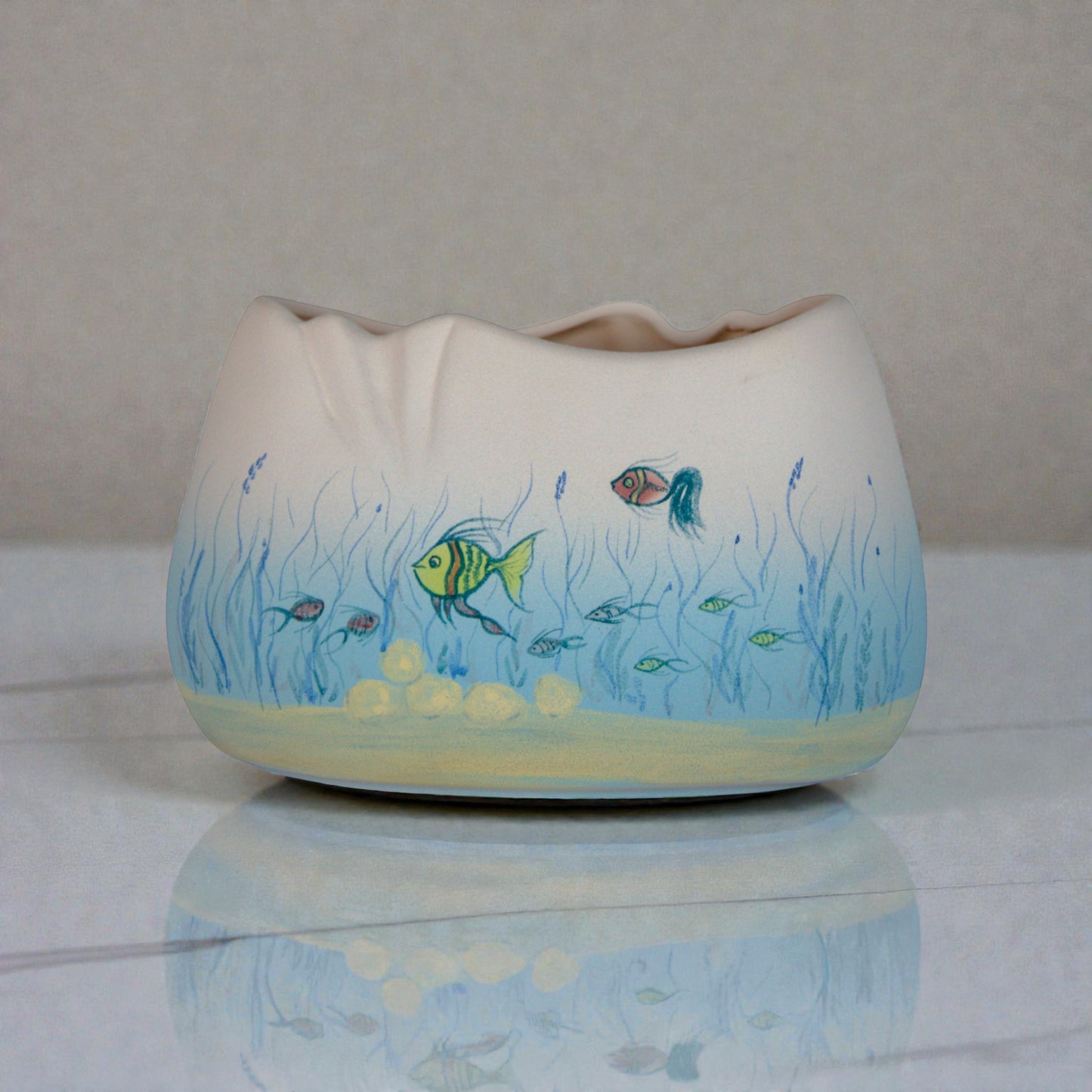 Bahr - Vaso Scultura Ondulato "Mare" - Dar al Fannan
