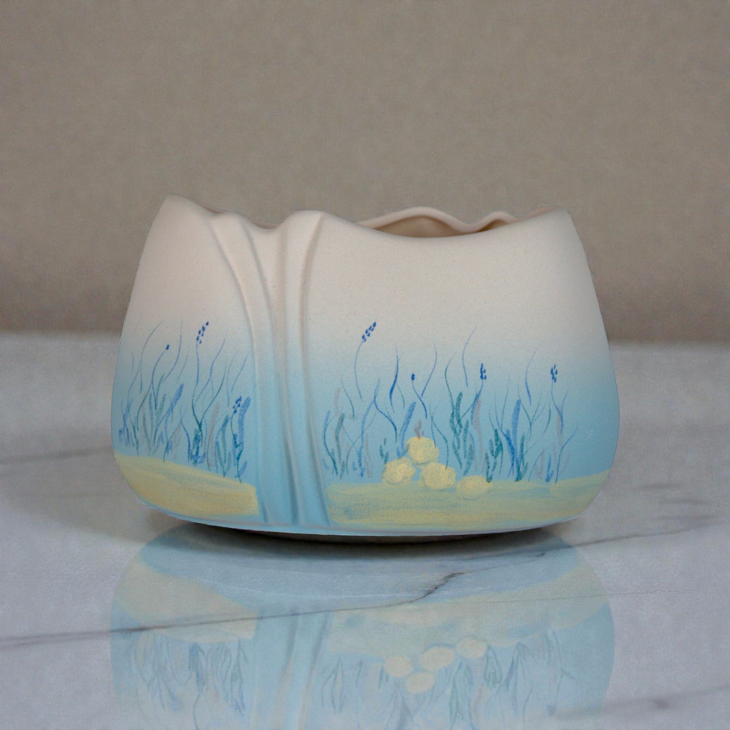 Bahr - Vaso Scultura Ondulato "Mare" - Dar al Fannan