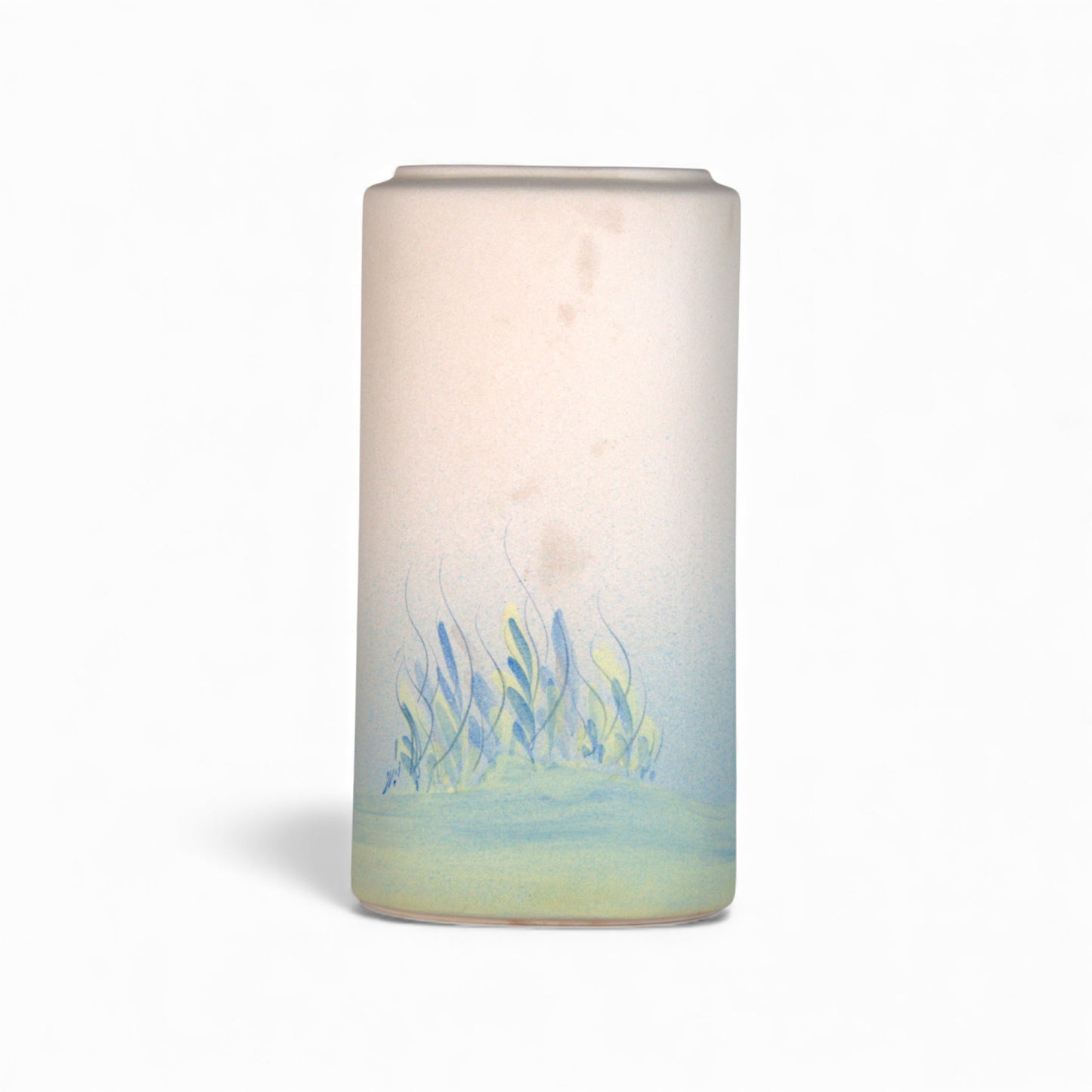 Amwaj – Vaso Cilindrico Decorativo “Onde Marine” – Dar al Fannan