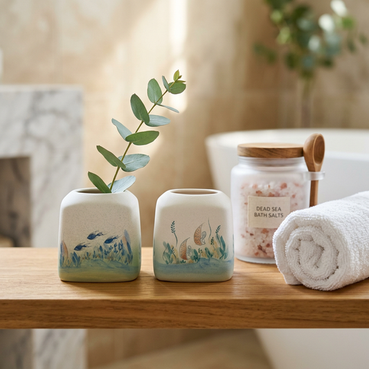 Hawra - Vaso in Ceramica "Ninfa Acquatica" - Dar al Fannan