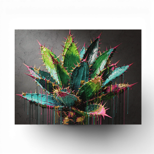 Visioni Contemporanee – L'Agave Pop (Spine e Oro)