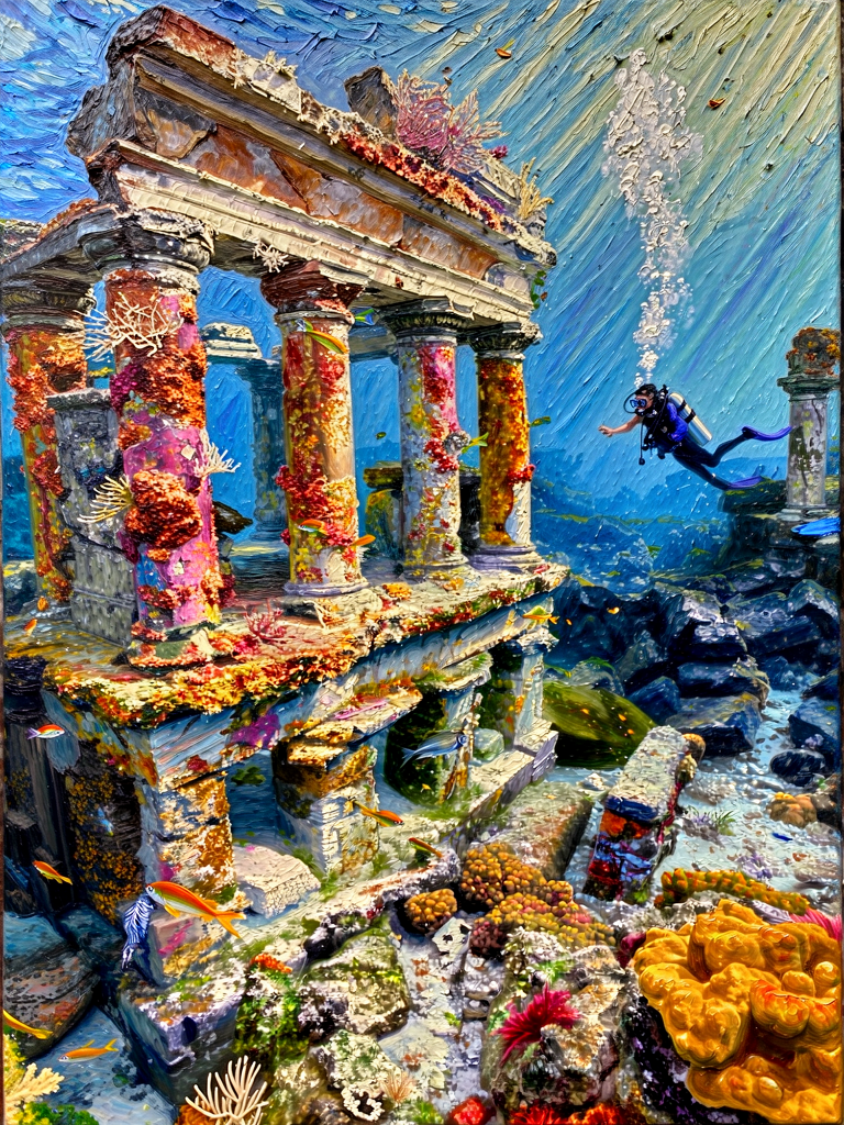 Rovine Sommerse – Colori degli Abissi